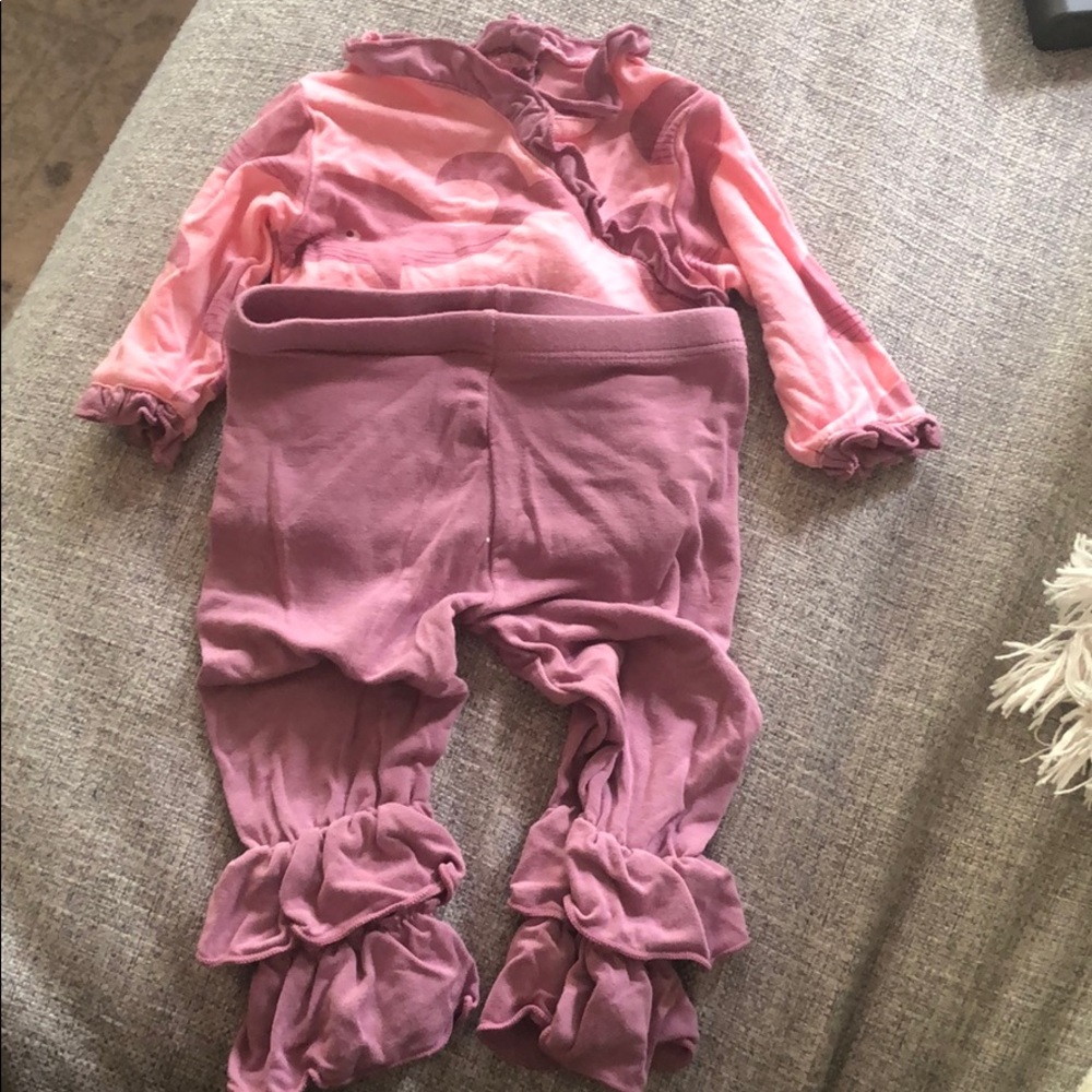 Kickee Pants Matching whale set